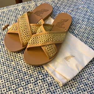 Ancient Greek “Thais” raffia sandals